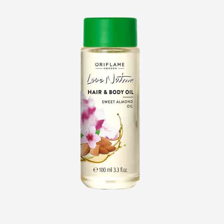Love Nature Hair & Body Oil Sweet Almond Oil